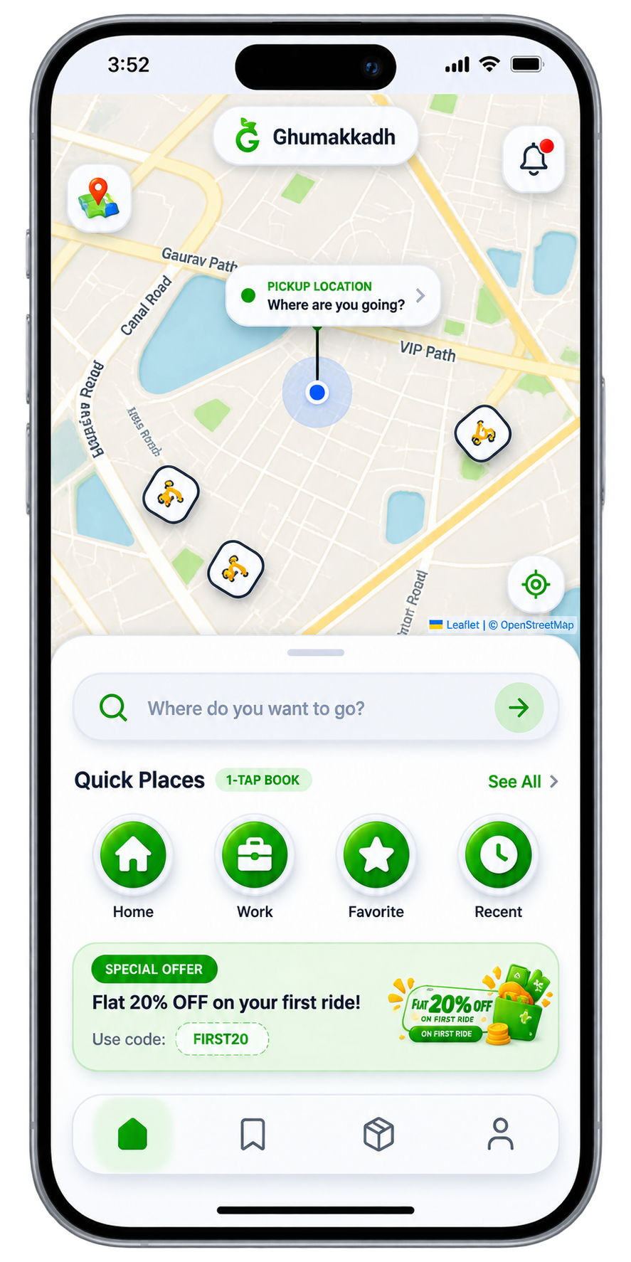 Phone App Mockup